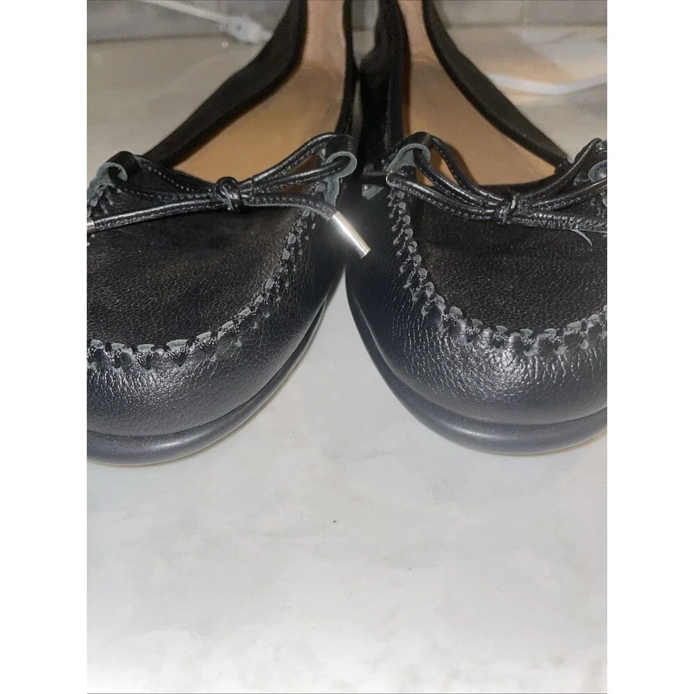 Comfort View Leather Size 12 Wide Royce Flats With Now Tie